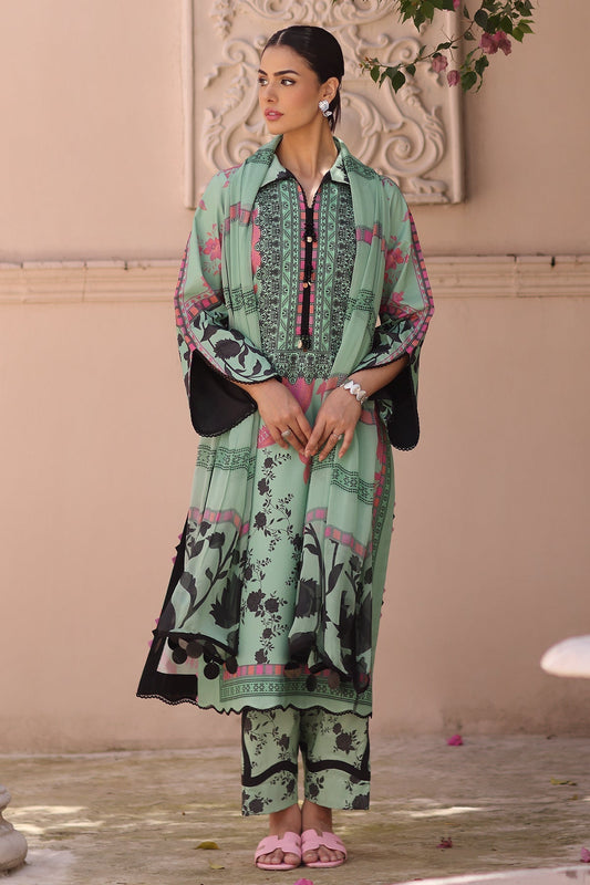 Charizma | C Print Lawn | CP6-19 - Luxury Dress - available at Maria Faisal in UK and USA.