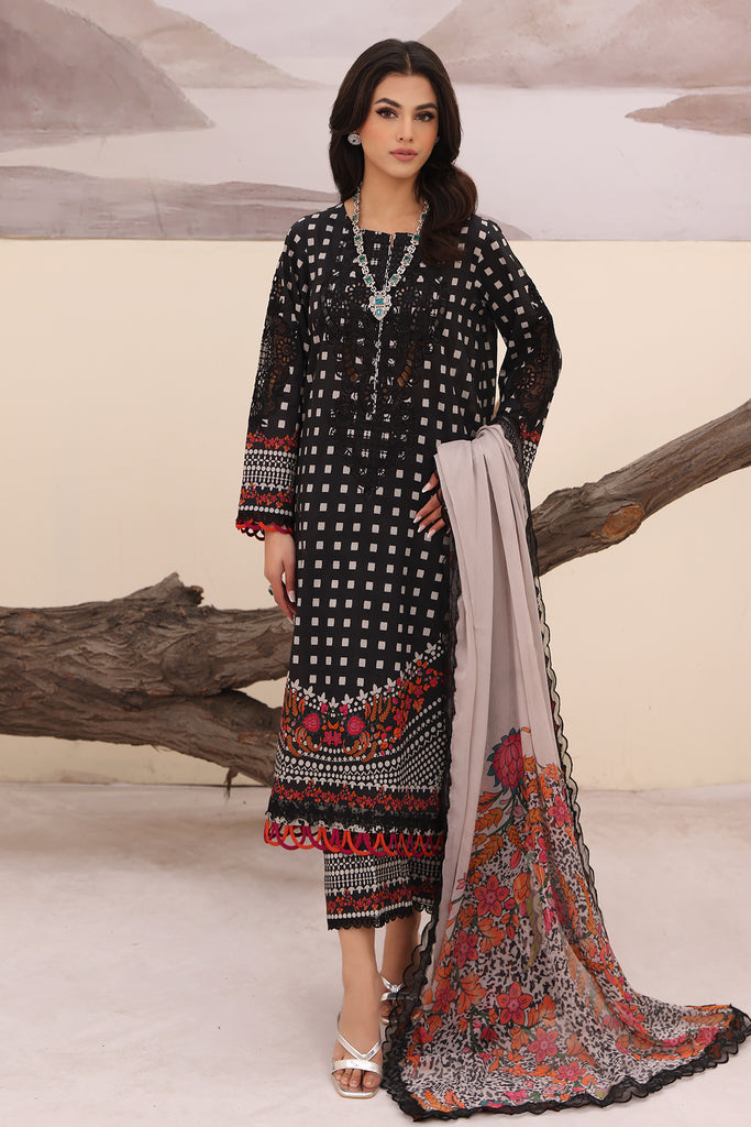 Charizma | Naranji Embroidered Lawn 24 | CN4-009 - Maria Faisal