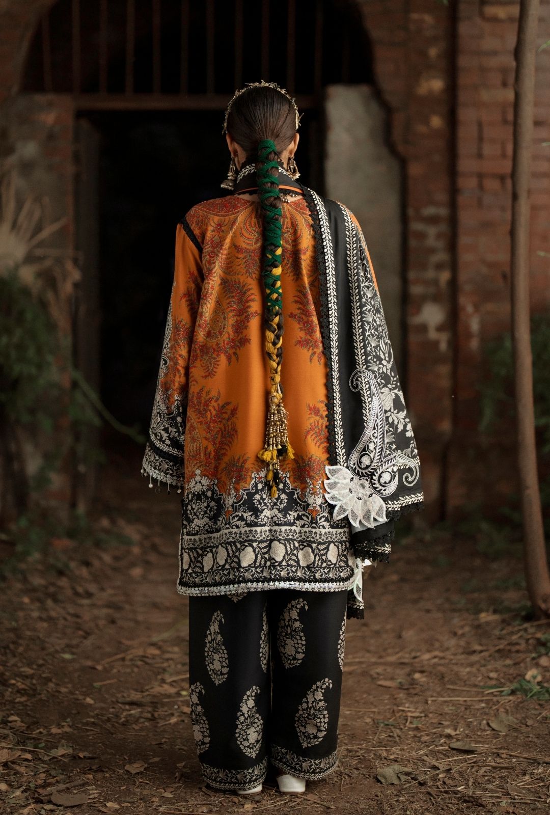 AJR Couture | Sard Sham | Mahrukh - Casual Dress - available at Maria Faisal in UK and USA.