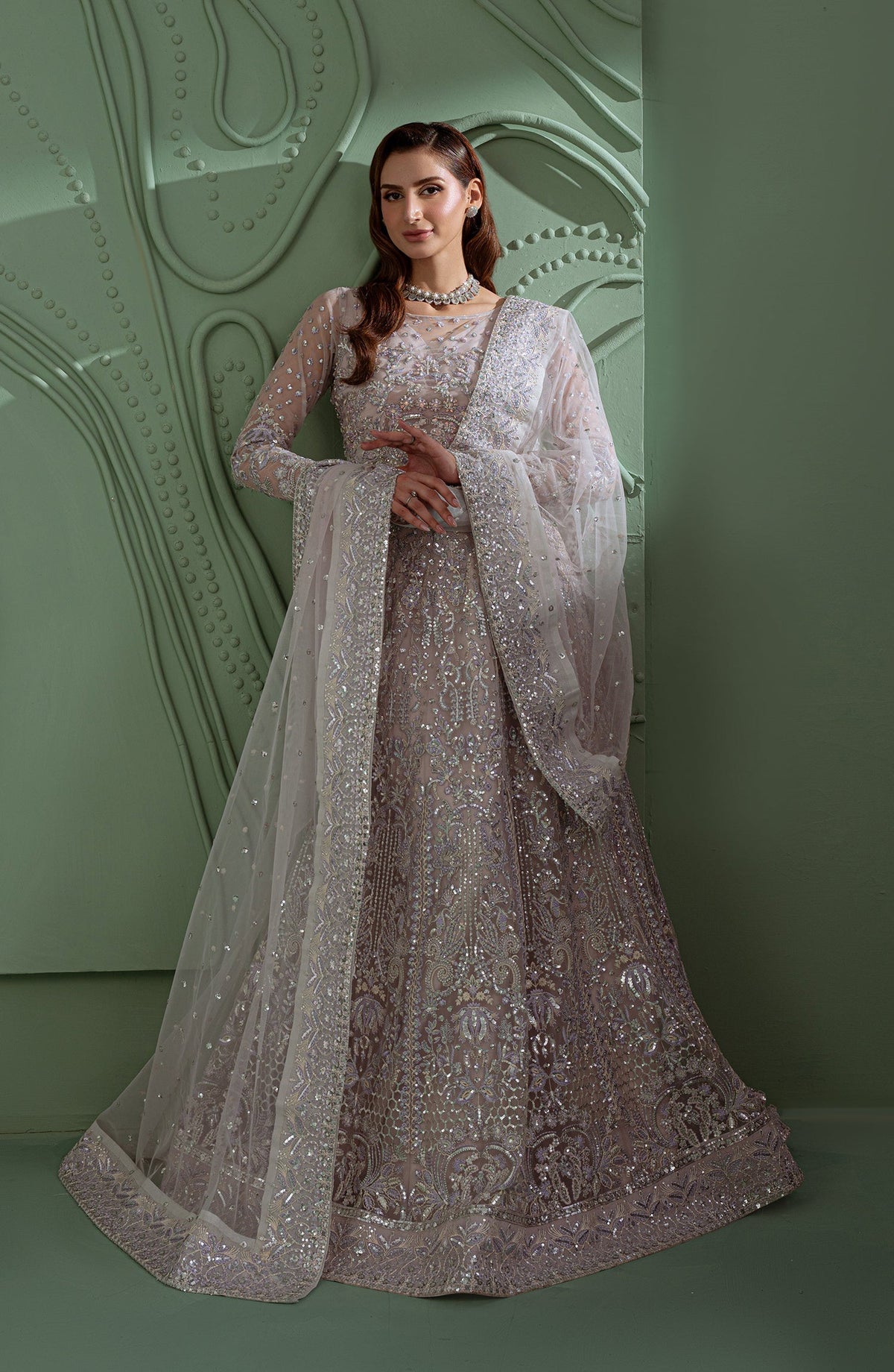 Eleshia | Zarin Wedding Formals 26 | Zehra - Wedding Dress - available at Maria Faisal in UK and USA.