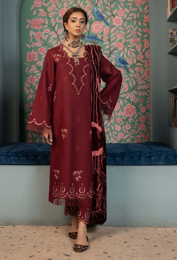 Humdum | Zouq 25 | D01 - Ladies Clothes - Maria Faisal