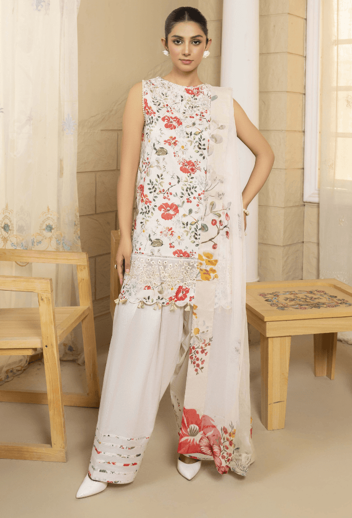 Humdum | Senora Lawn 25 | Senora - D05 by Maria Faisal - Registered Vendor of : Humdum - type : Ladies Clothes - 100% original wedding dresses