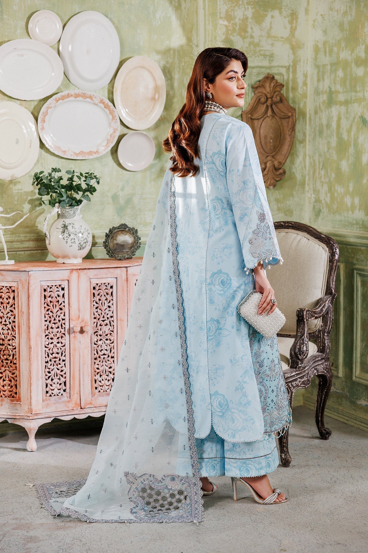 Alizeh | Maahi Vol 2 | AF-EPL-7013-ZARA - Designer Dress with Intricate embroidery and embellishments. Shop elegent wedding dress at Maria Faisal.