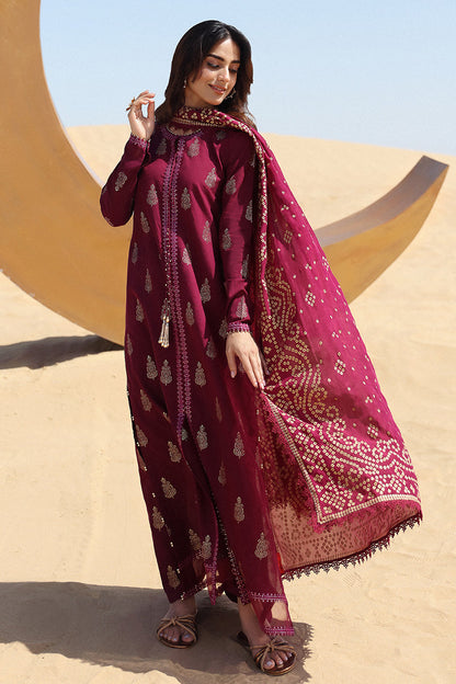 Cross Stitch | Eid Lawn 24 | CRIMSON AURA - Designer Dress with Intricate embroidery and embellishments. Shop elegent wedding dress at Maria Faisal.
