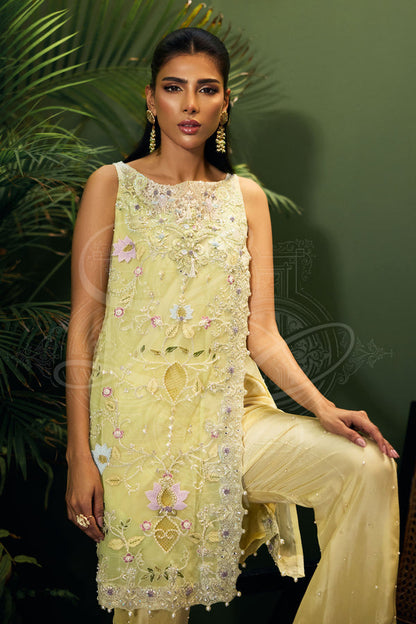 Layla Chatoor | Luxury Pret | Mahea - Luxury Dress - available at Maria Faisal in UK and USA.