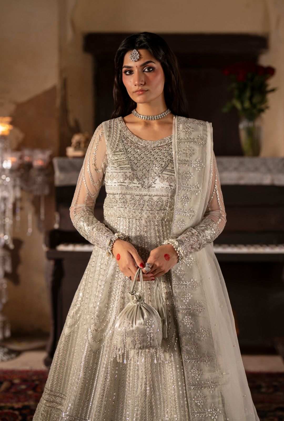 Ajr Couture | Dastan e Ishq | Roohi - Formal Dress - available at Maria Faisal in UK and USA.