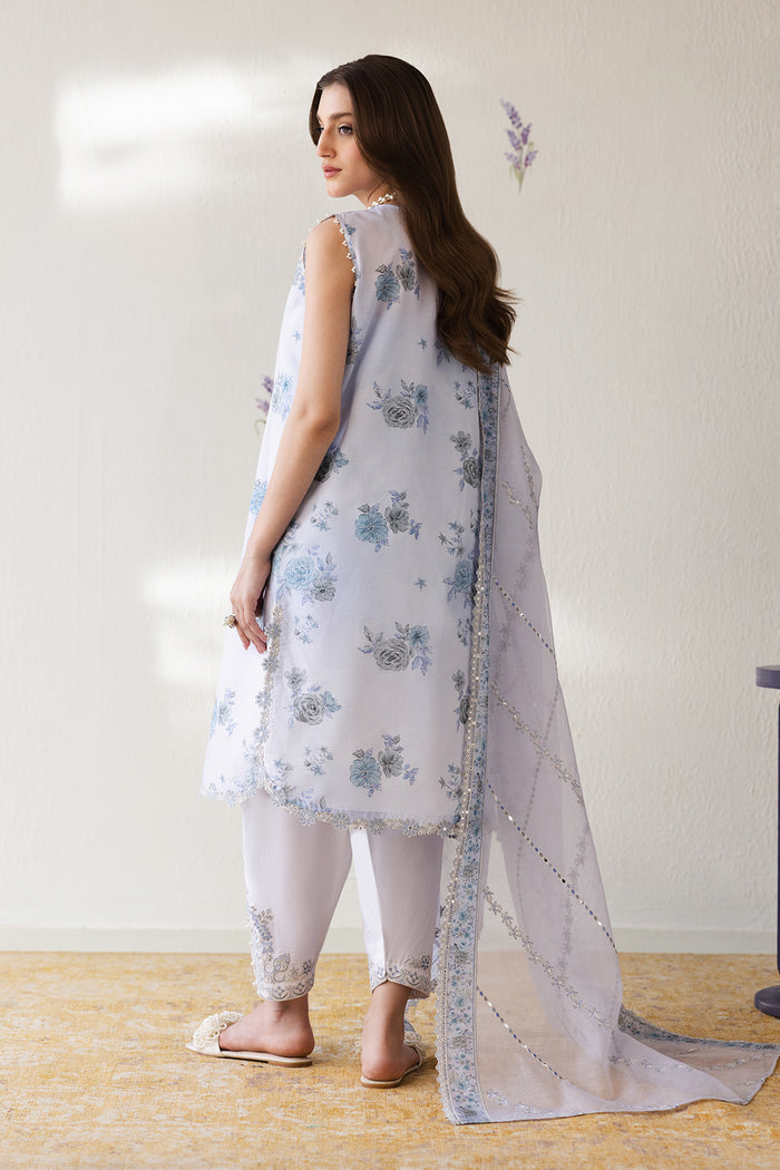 Baroque | Luxury Summer Pret | UF-4424 - Luxury Dress - available at Maria Faisal in UK and USA.