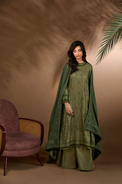 Sobia Nazir | Winter Shawl 25 | Design 2A - Formal Dress - available at Maria Faisal in UK and USA.