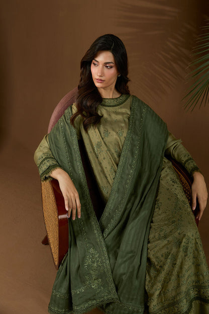 Sobia Nazir | Winter Shawl 25 | Design 2A - Formal Dress - available at Maria Faisal in UK and USA.