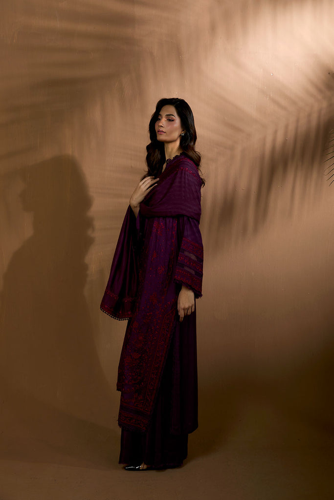 Sobia Nazir | Winter Shawl 25 | Design 2B - Formal Dress - available at Maria Faisal in UK and USA.
