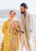 Elaf Premium | Hai Kuch Festive Lawn 24 | EHK-02B Nargis - Designer Dress with Intricate embroidery and embellishments. Shop elegent wedding dress at Maria Faisal.