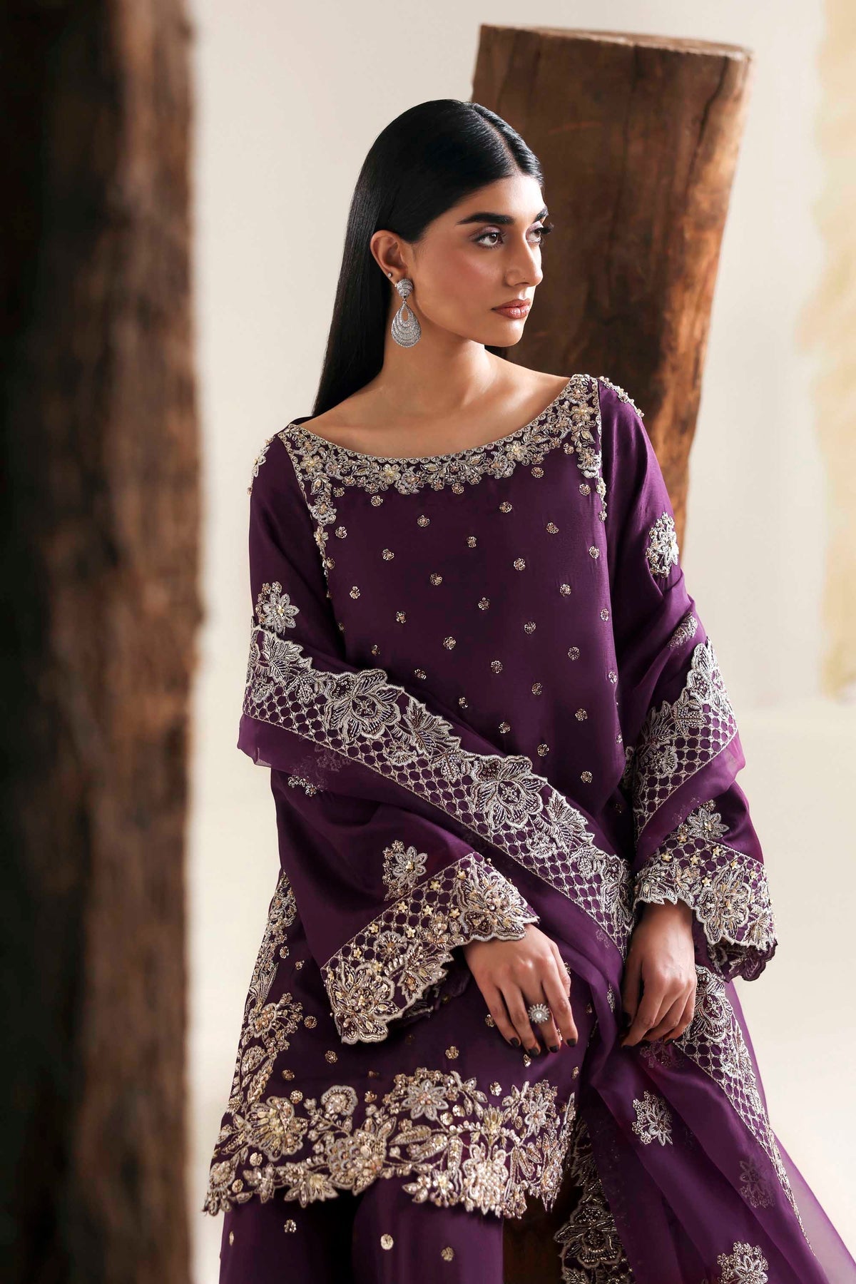 Akbar Aslam | Formal Pret | Nivelle - Formal Dress - available at Maria Faisal in UK and USA.