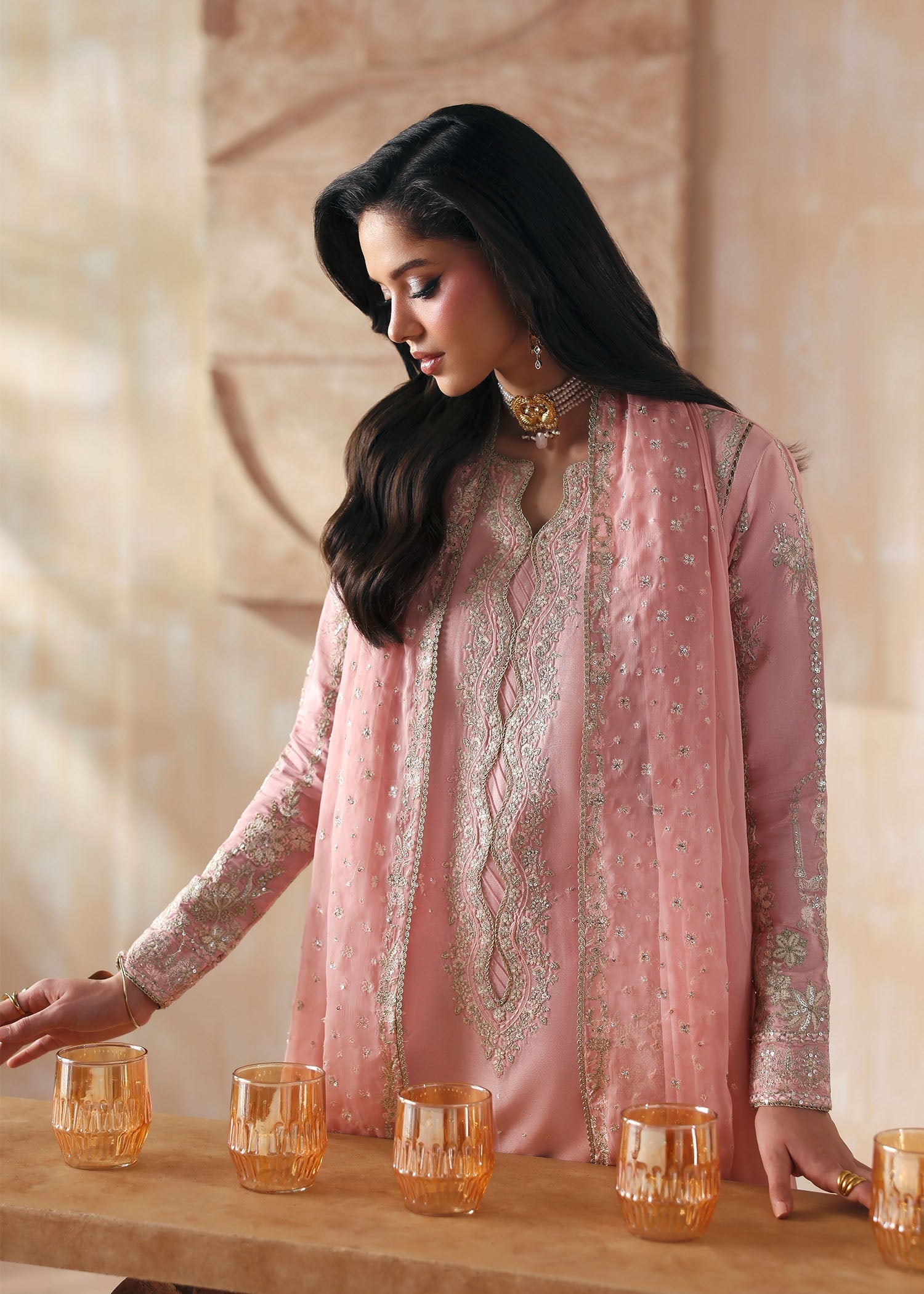 Kanwal Malik | Rea Luxury Pret 26 | Leia - Luxury Dress - available at Maria Faisal in UK and USA.