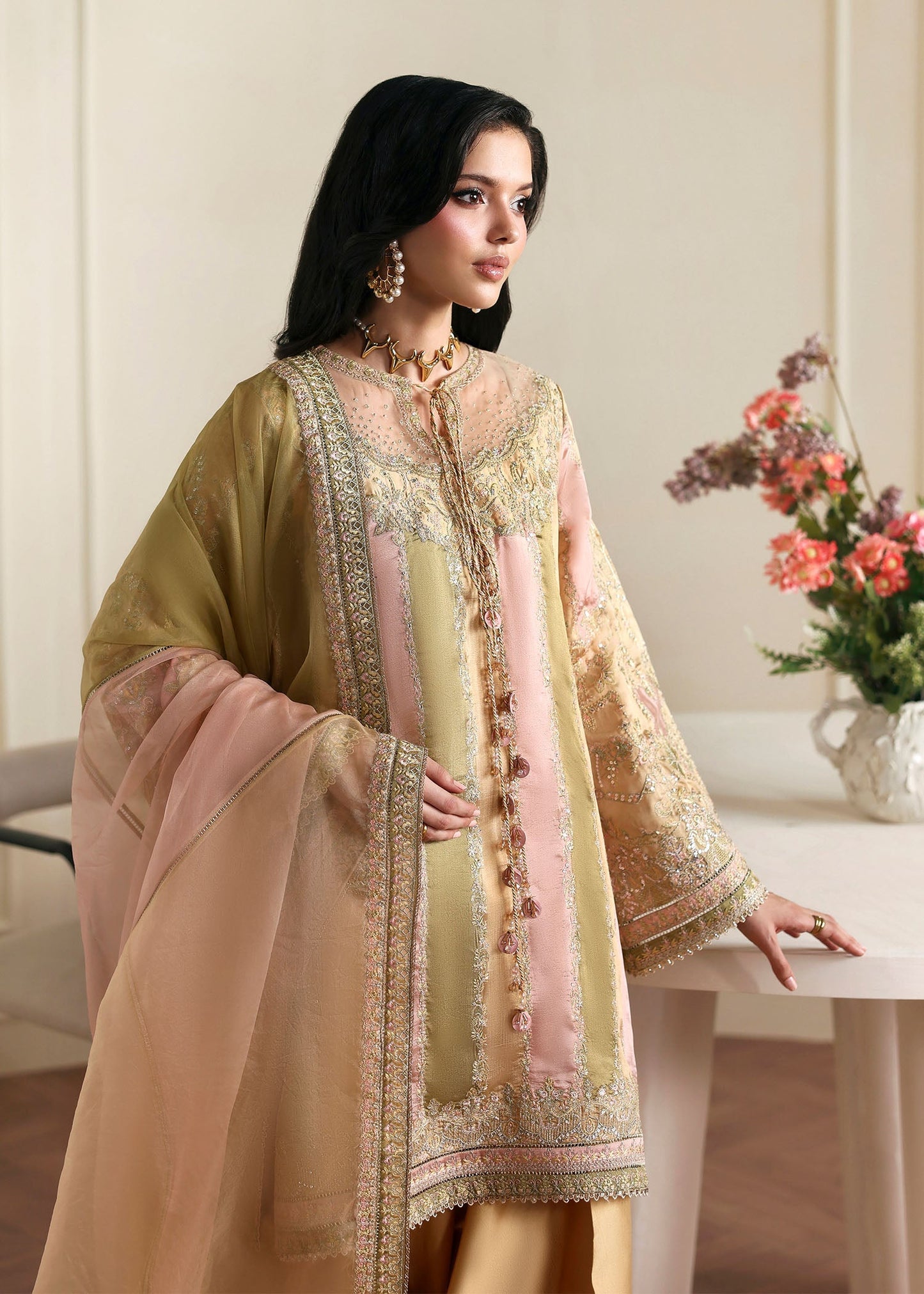 Kanwal Malik | Rea Luxury Pret 26 | Bareeha - Luxury Dress - available at Maria Faisal in UK and USA.