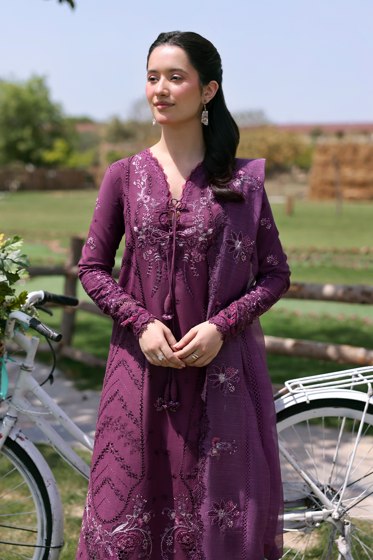 Zarposh | Summer Soiree |Orien - Luxury Dress - available at Maria Faisal in UK and USA.