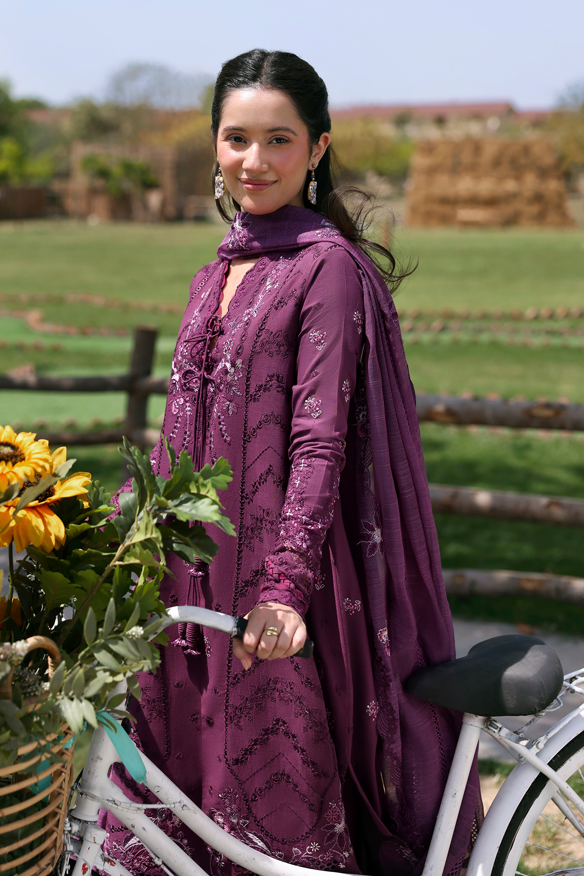 Zarposh | Summer Soiree |Orien - Luxury Dress - available at Maria Faisal in UK and USA.