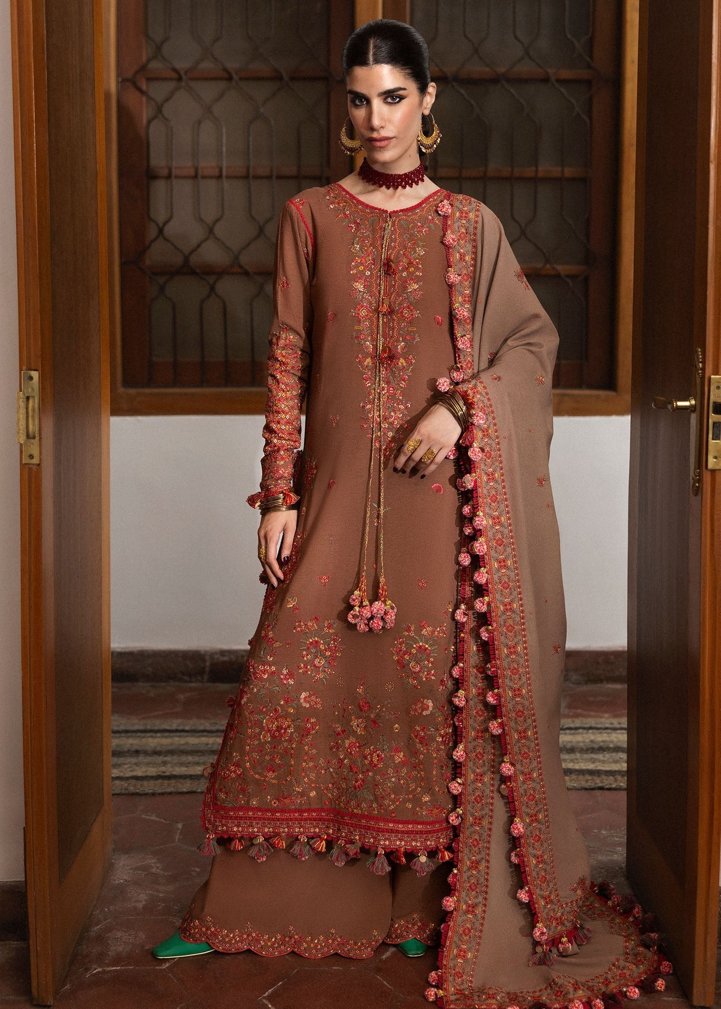 Hussain Rehar | Karandi Winter 24 | Shay - Ladies Clothes - Maria Faisal