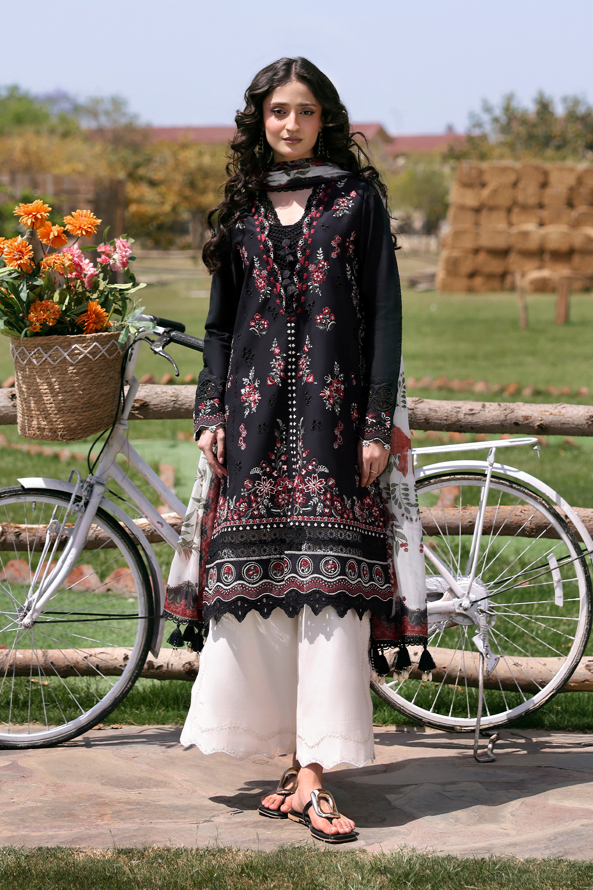 Zarposh | Summer Soiree | Osyra - Luxury Dress - available at Maria Faisal in UK and USA.