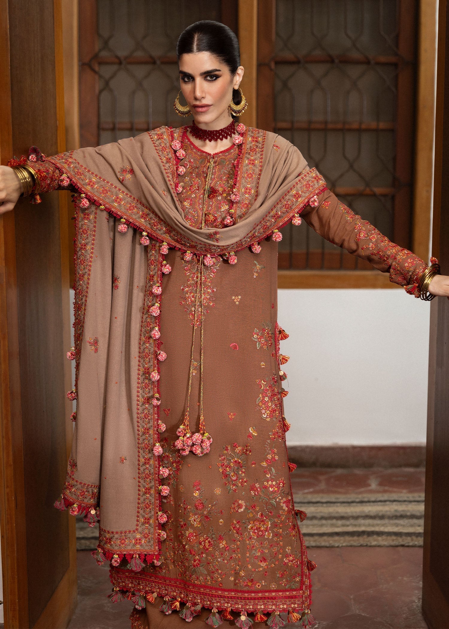 Hussain Rehar | Karandi Winter 24 | Shay - Ladies Clothes - Maria Faisal
