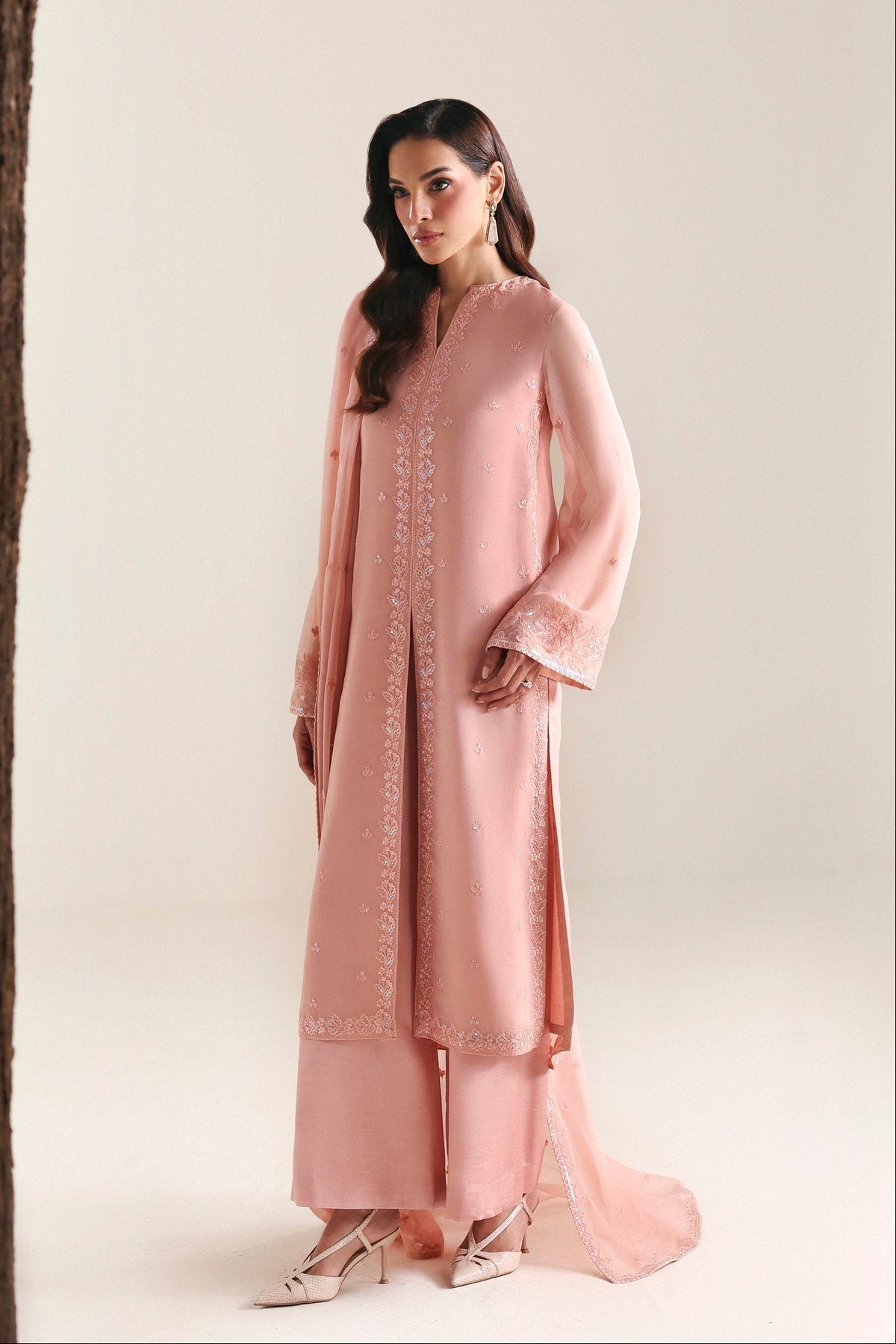 Akbar Aslam | Formal Pret | Solae - Formal Dress - available at Maria Faisal in UK and USA.