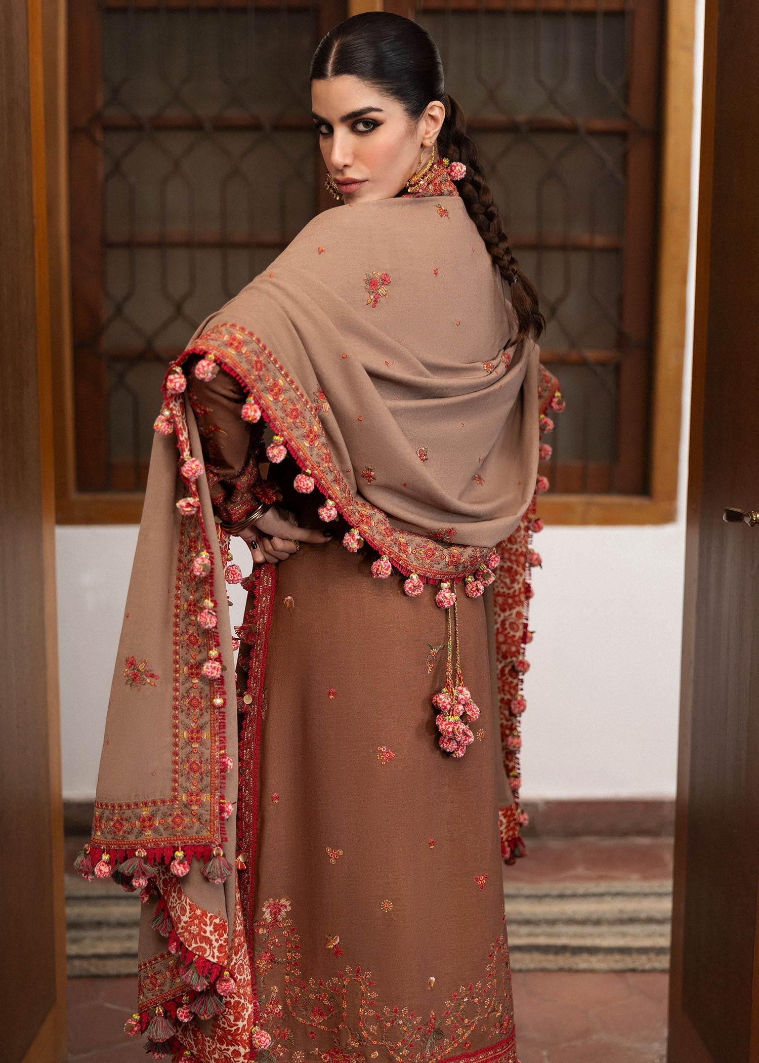 Hussain Rehar | Karandi Winter 24 | Shay - Ladies Clothes - Maria Faisal