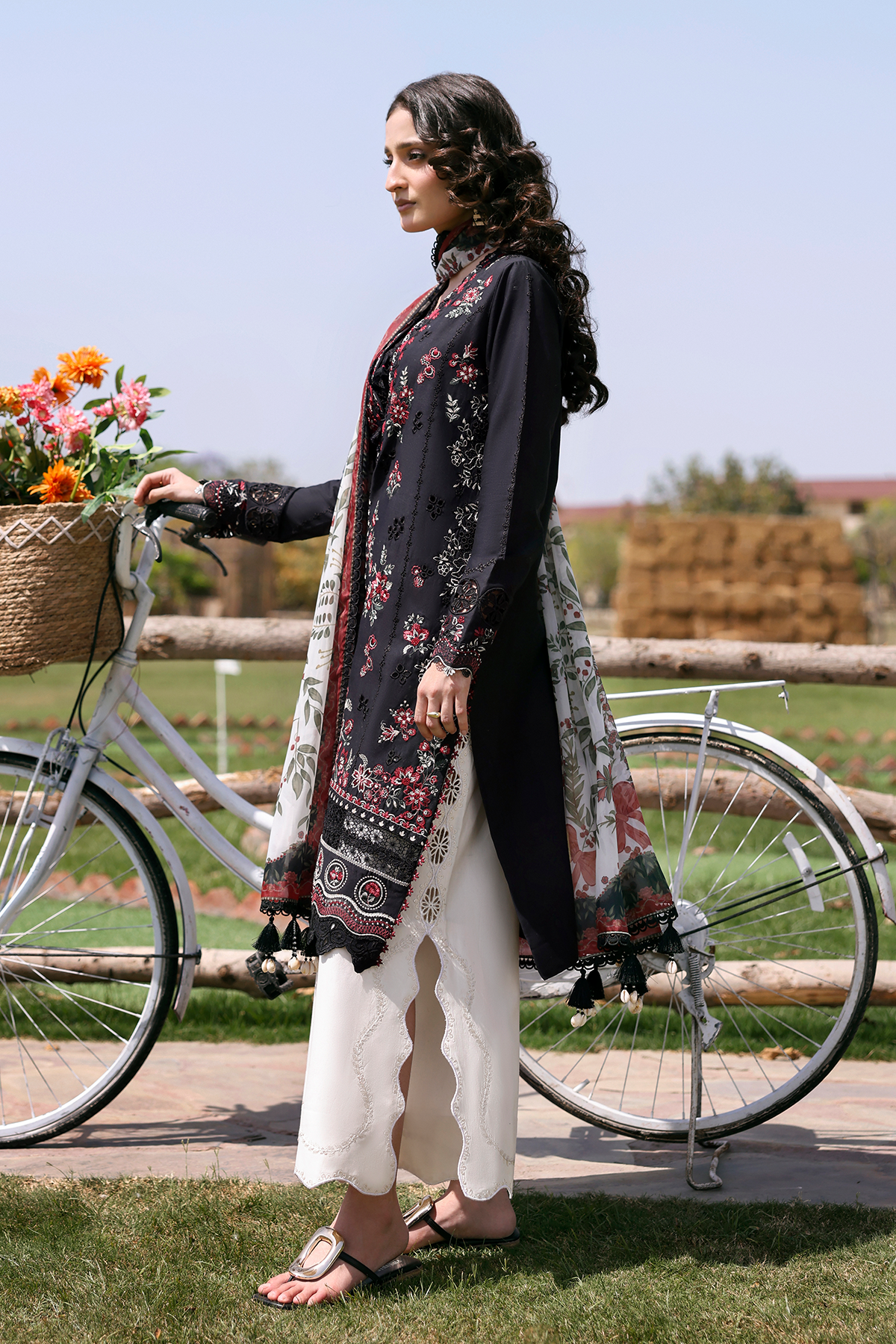 Zarposh | Summer Soiree | Osyra - Luxury Dress - available at Maria Faisal in UK and USA.