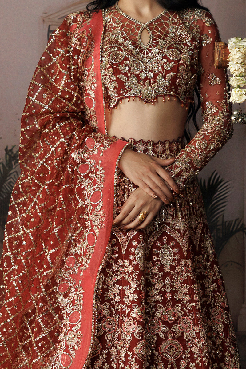Afrozeh | Shehnai Wedding Formals 26 | Rukhsan - Wedding Dress - available at Maria Faisal in UK and USA.