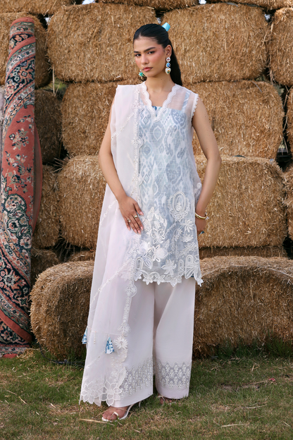 Zarposh | Summer Soiree | Vione - Luxury Dress - available at Maria Faisal in UK and USA.