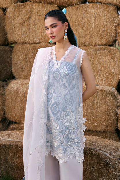 Zarposh | Summer Soiree | Vione - Luxury Dress - available at Maria Faisal in UK and USA.