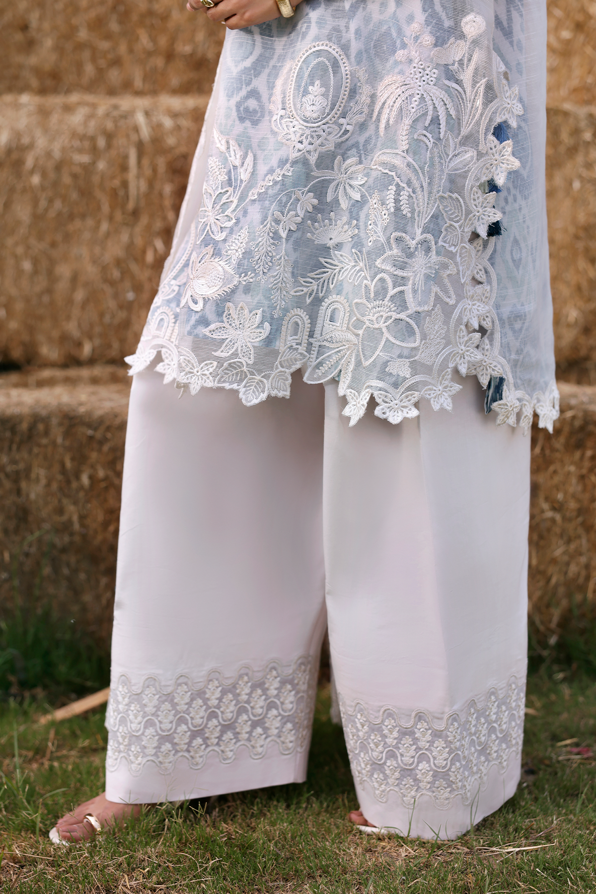 Zarposh | Summer Soiree | Vione - Luxury Dress - available at Maria Faisal in UK and USA.