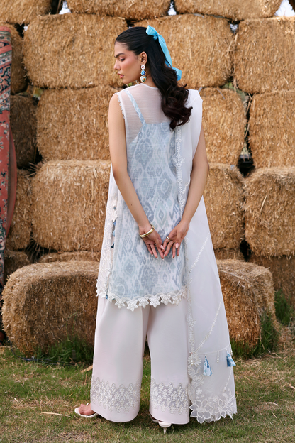 Zarposh | Summer Soiree | Vione - Luxury Dress - available at Maria Faisal in UK and USA.
