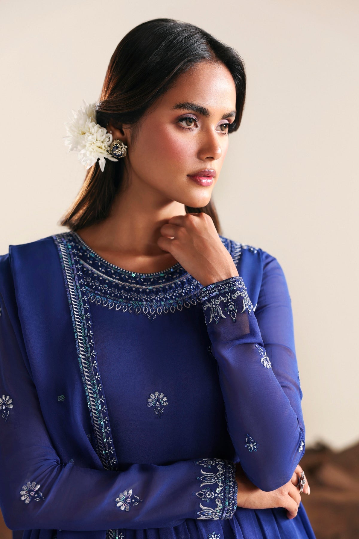 Akbar Aslam | Formal Pret | Zimalia - Formal Dress - available at Maria Faisal in UK and USA.