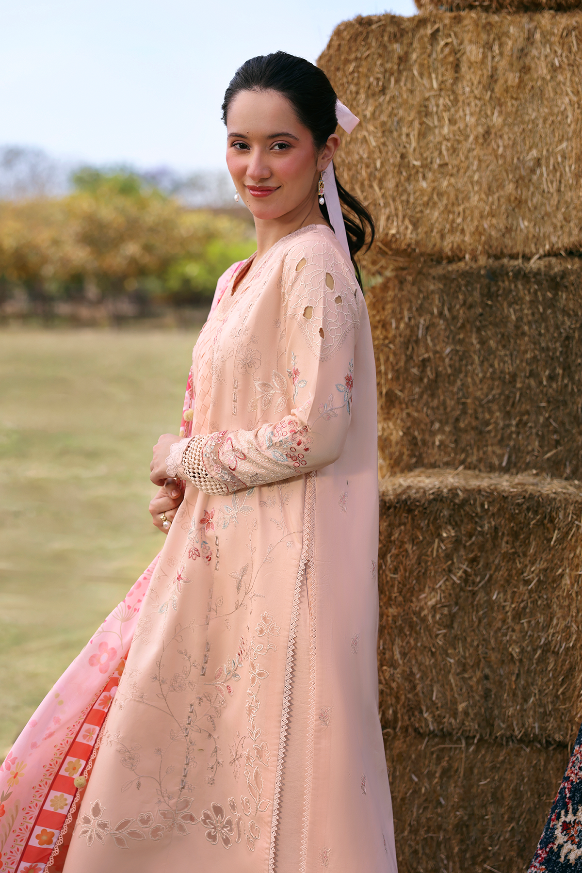 Zarposh | Summer Soiree |Selyn - Luxury Dress - available at Maria Faisal in UK and USA.