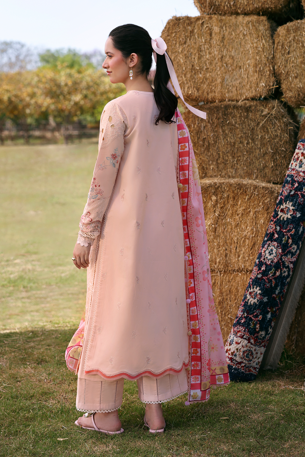 Zarposh | Summer Soiree |Selyn - Luxury Dress - available at Maria Faisal in UK and USA.