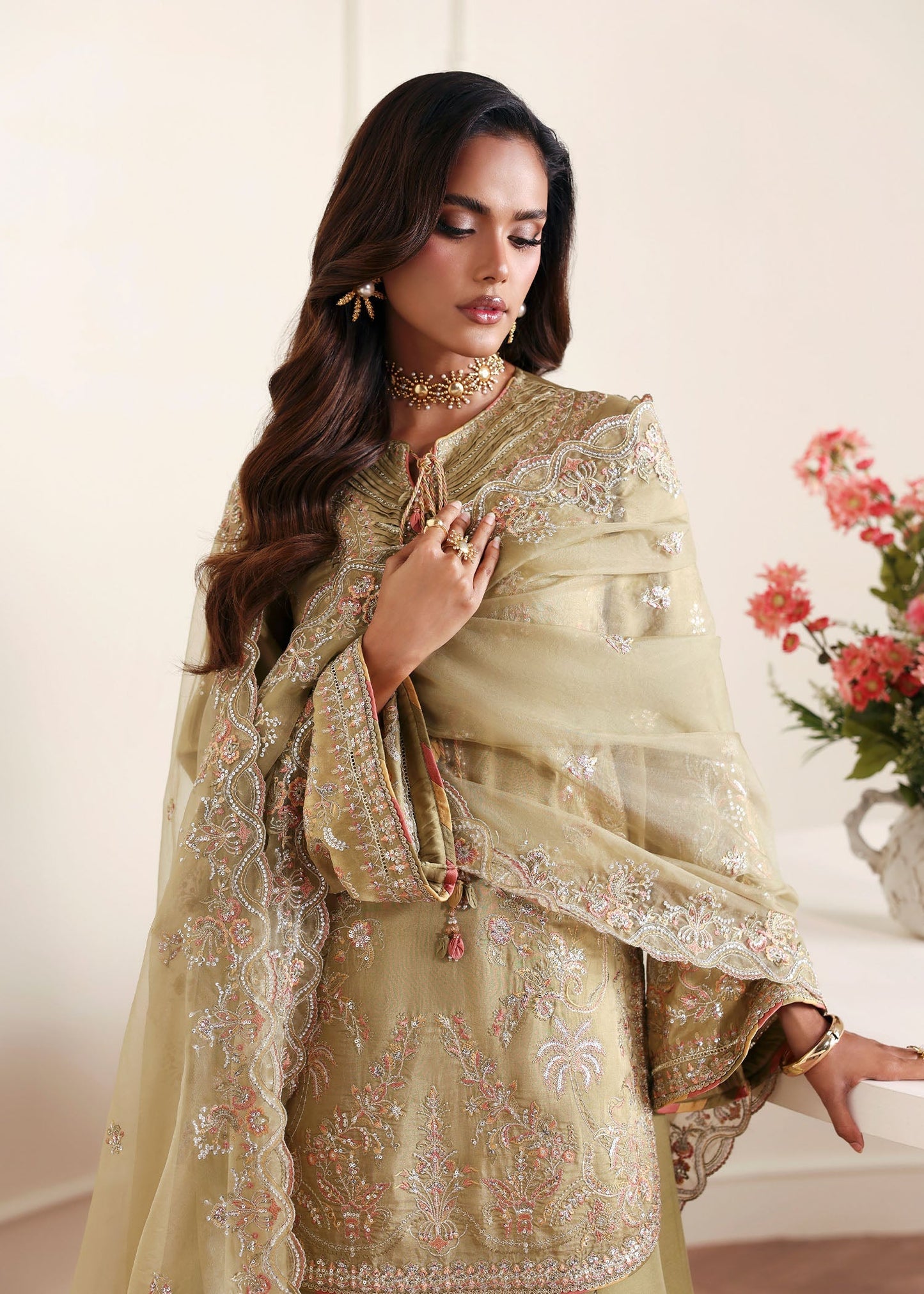 Kanwal Malik | Rea Luxury Pret 26 | Vena - Luxury Dress - available at Maria Faisal in UK and USA.