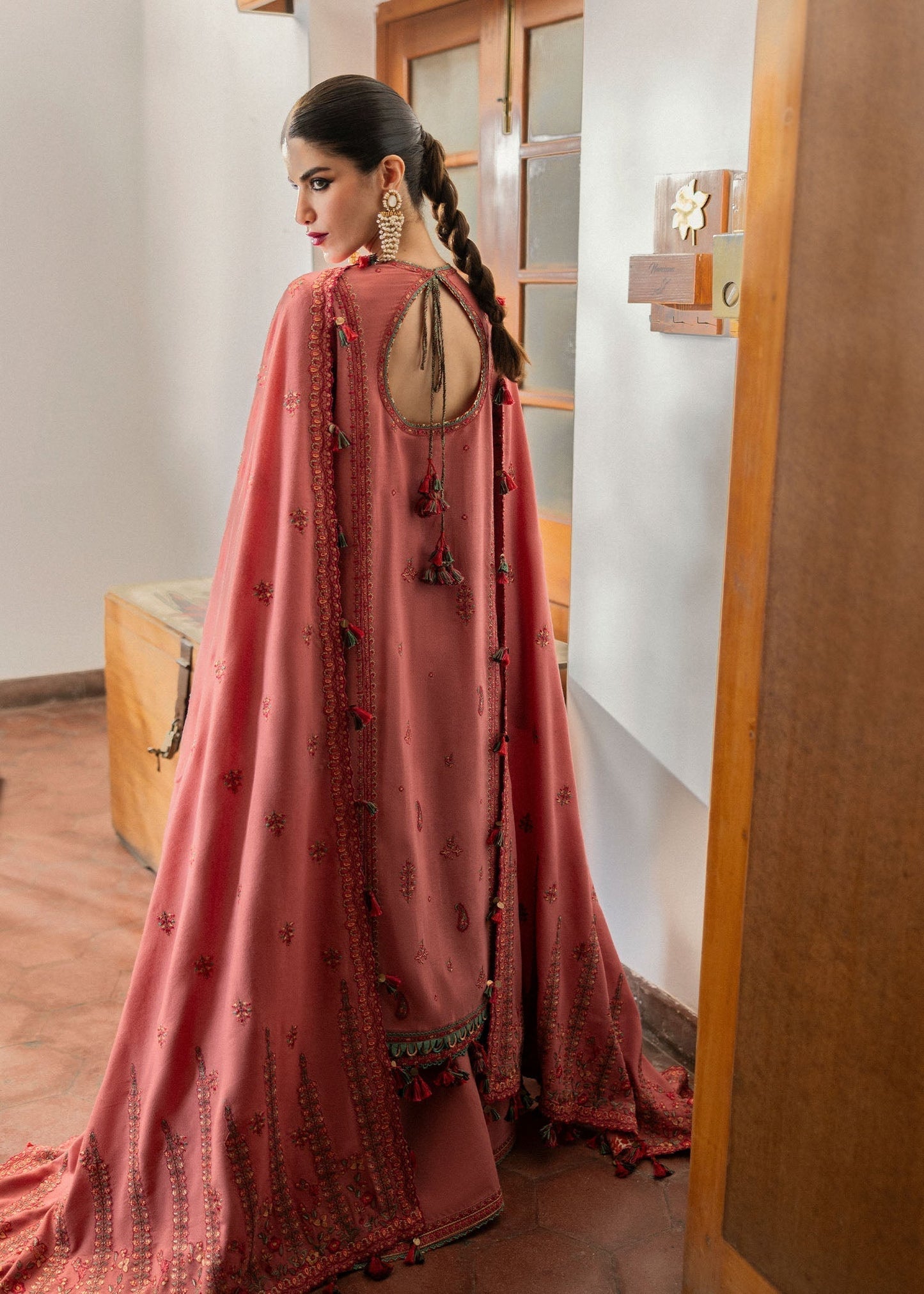 Hussain Rehar | Karandi Winter 24 | Tulle - Ladies Clothes - Maria Faisal