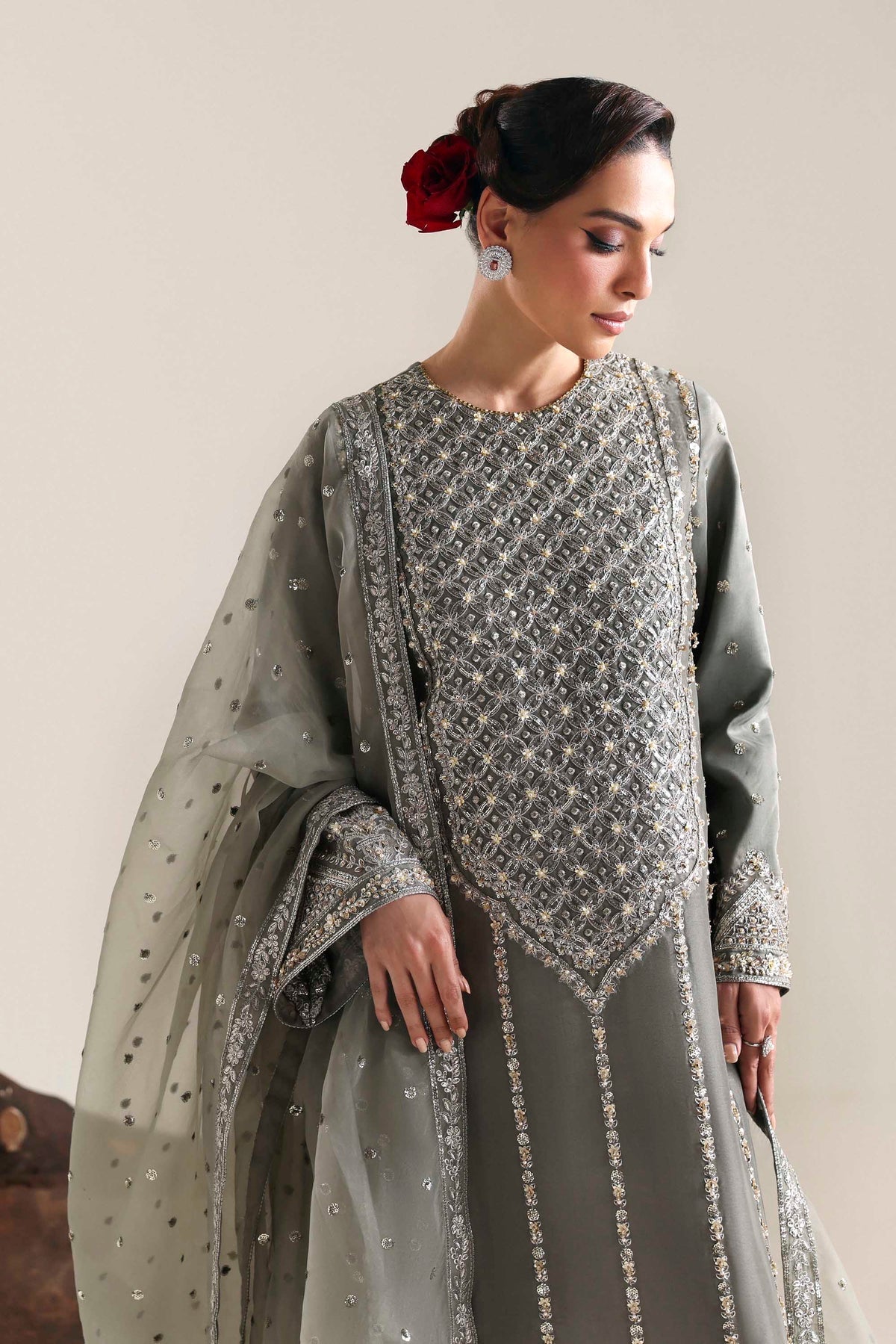 Akbar Aslam | Formal Pret | Zivara - Formal Dress - available at Maria Faisal in UK and USA.
