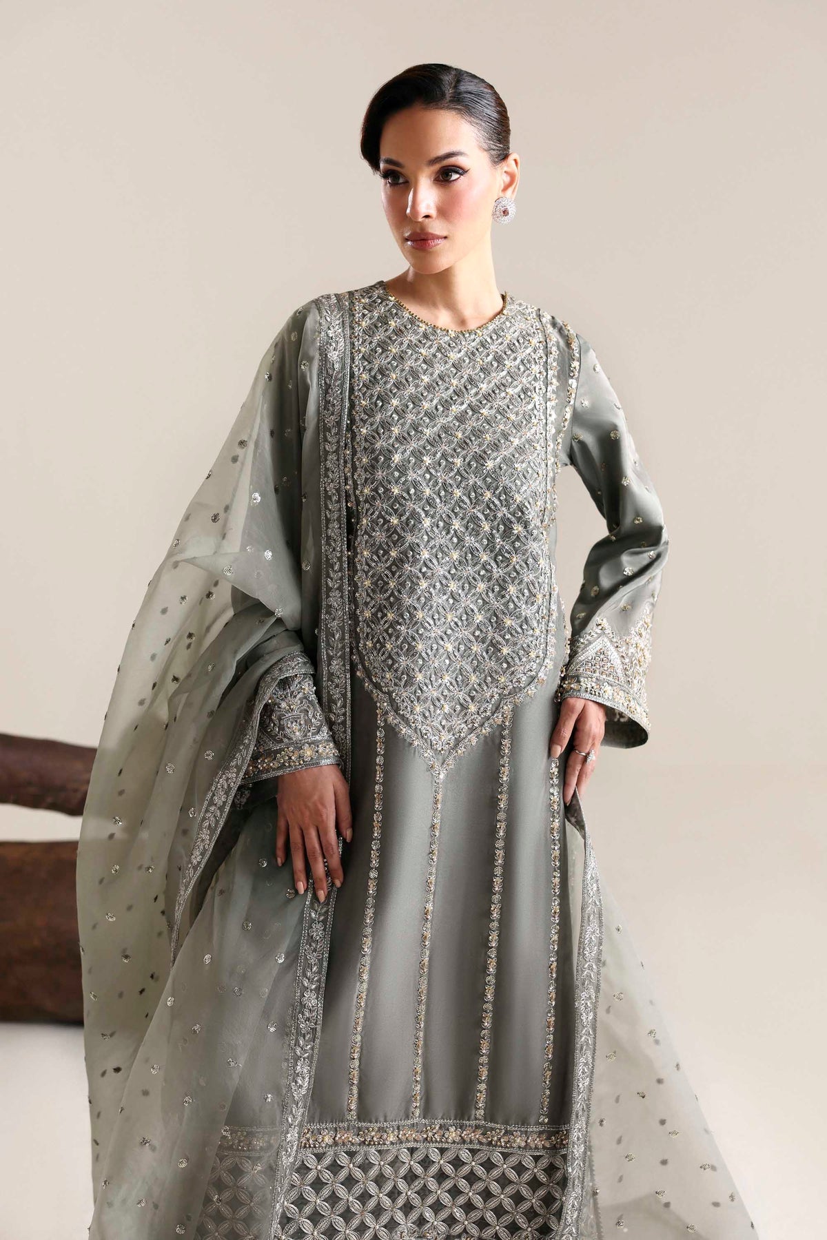 Akbar Aslam | Formal Pret | Zivara - Formal Dress - available at Maria Faisal in UK and USA.