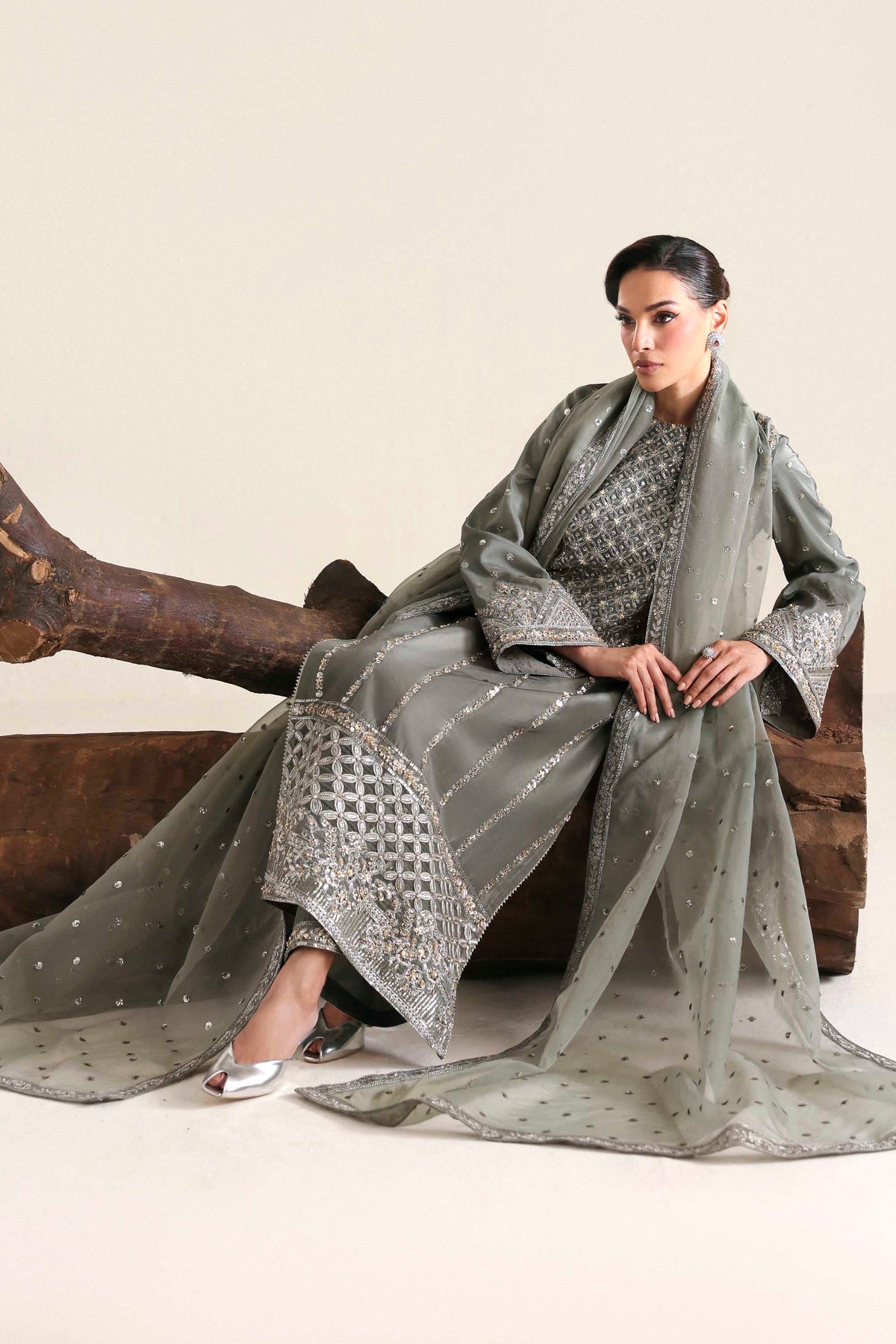 Akbar Aslam | Formal Pret | Zivara - Formal Dress - available at Maria Faisal in UK and USA.