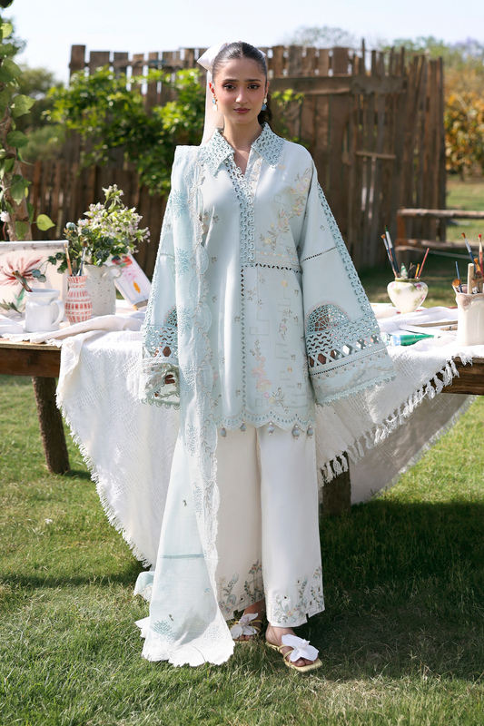 Zarposh | Summer Soiree | Kaelis - Luxury Dress - available at Maria Faisal in UK and USA.