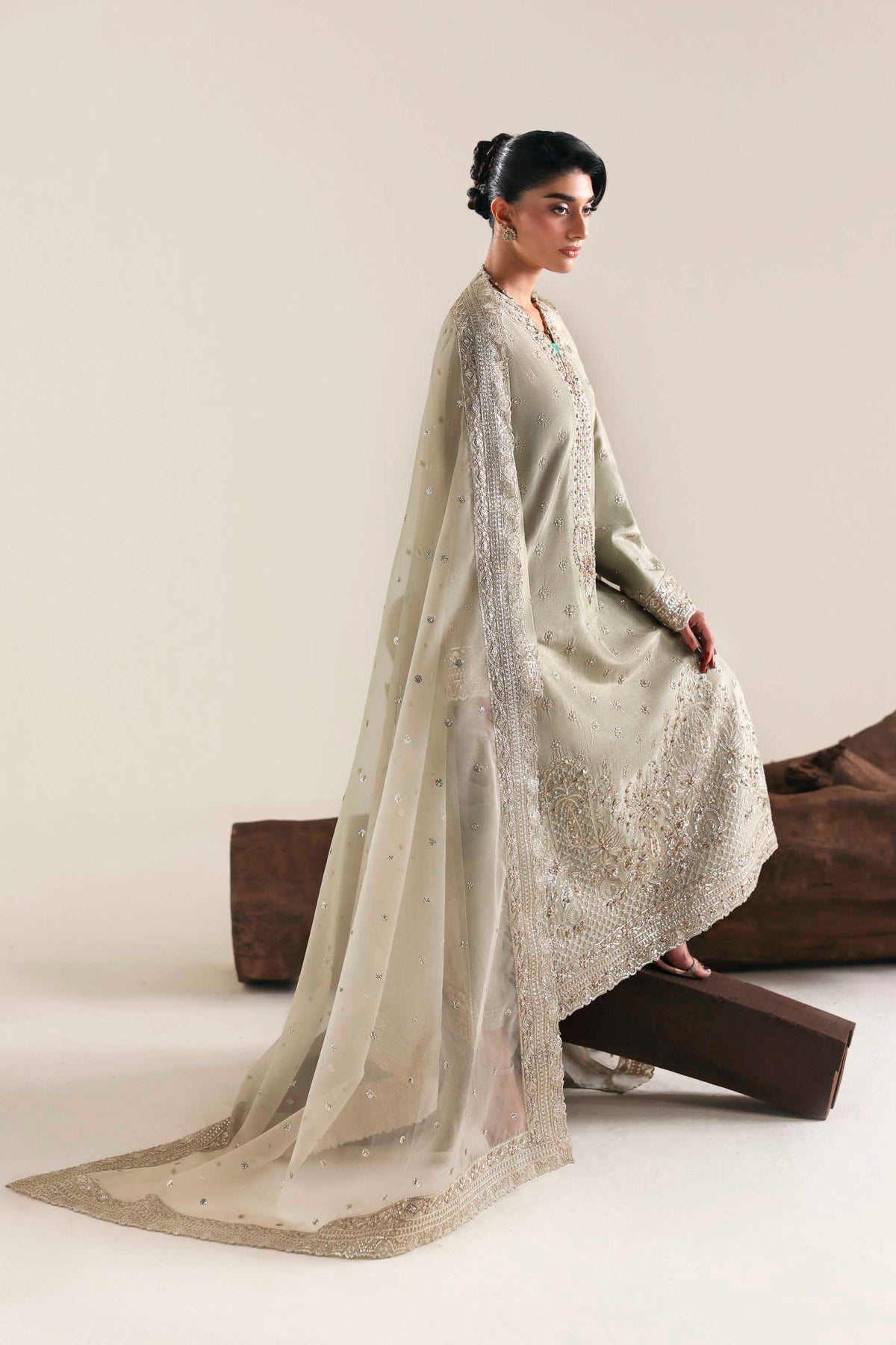 Akbar Aslam | Formal Pret | Aurex - Formal Dress - available at Maria Faisal in UK and USA.
