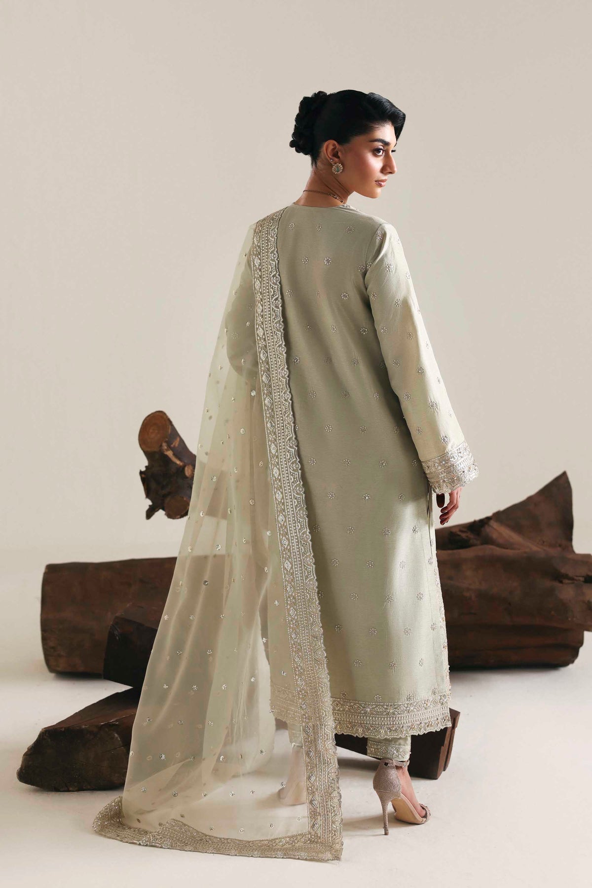 Akbar Aslam | Formal Pret | Aurex - Formal Dress - available at Maria Faisal in UK and USA.