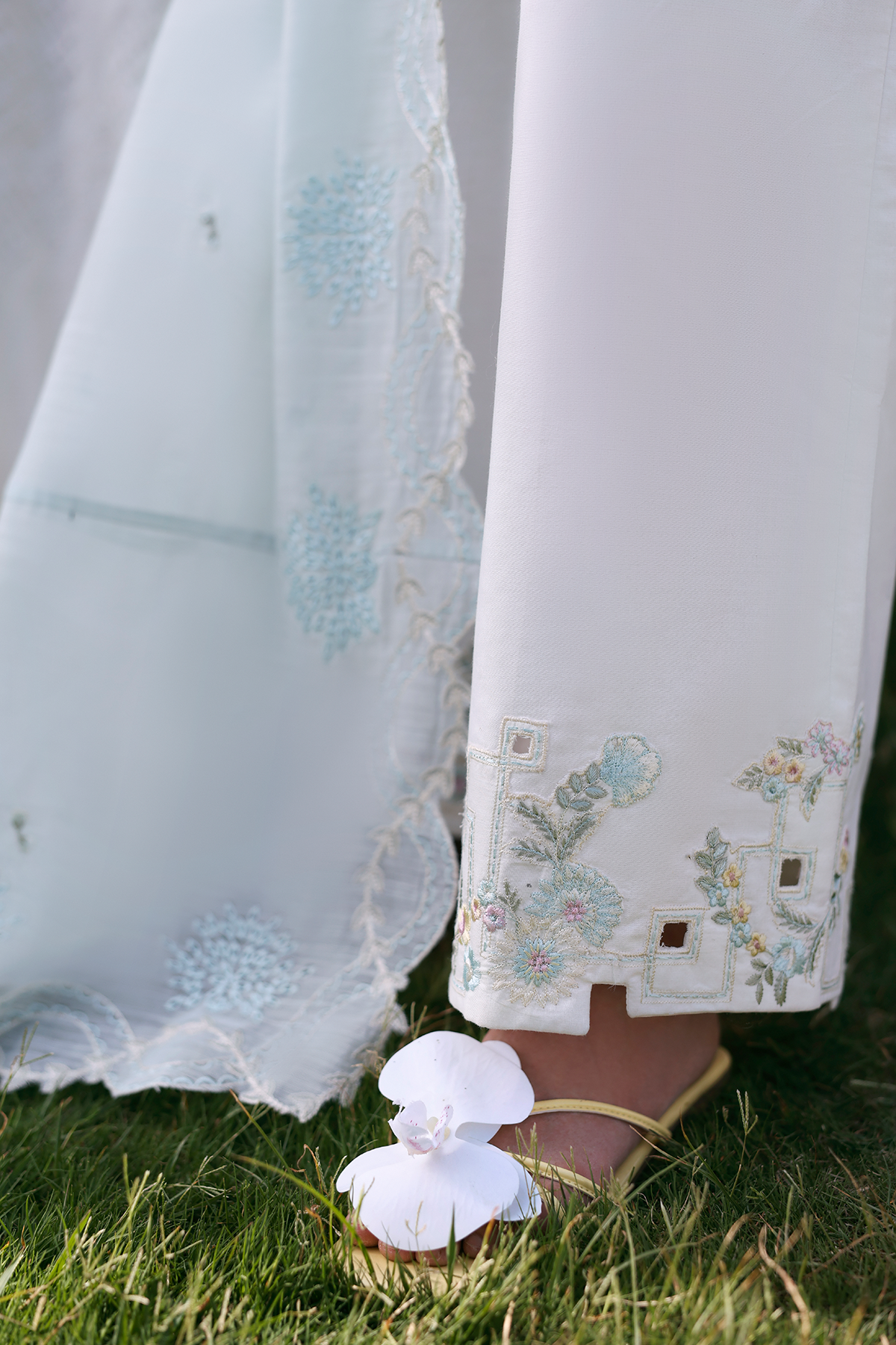 Zarposh | Summer Soiree | Kaelis - Luxury Dress - available at Maria Faisal in UK and USA.