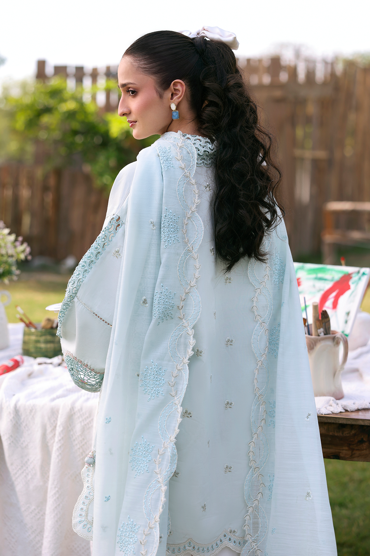 Zarposh | Summer Soiree | Kaelis - Luxury Dress - available at Maria Faisal in UK and USA.