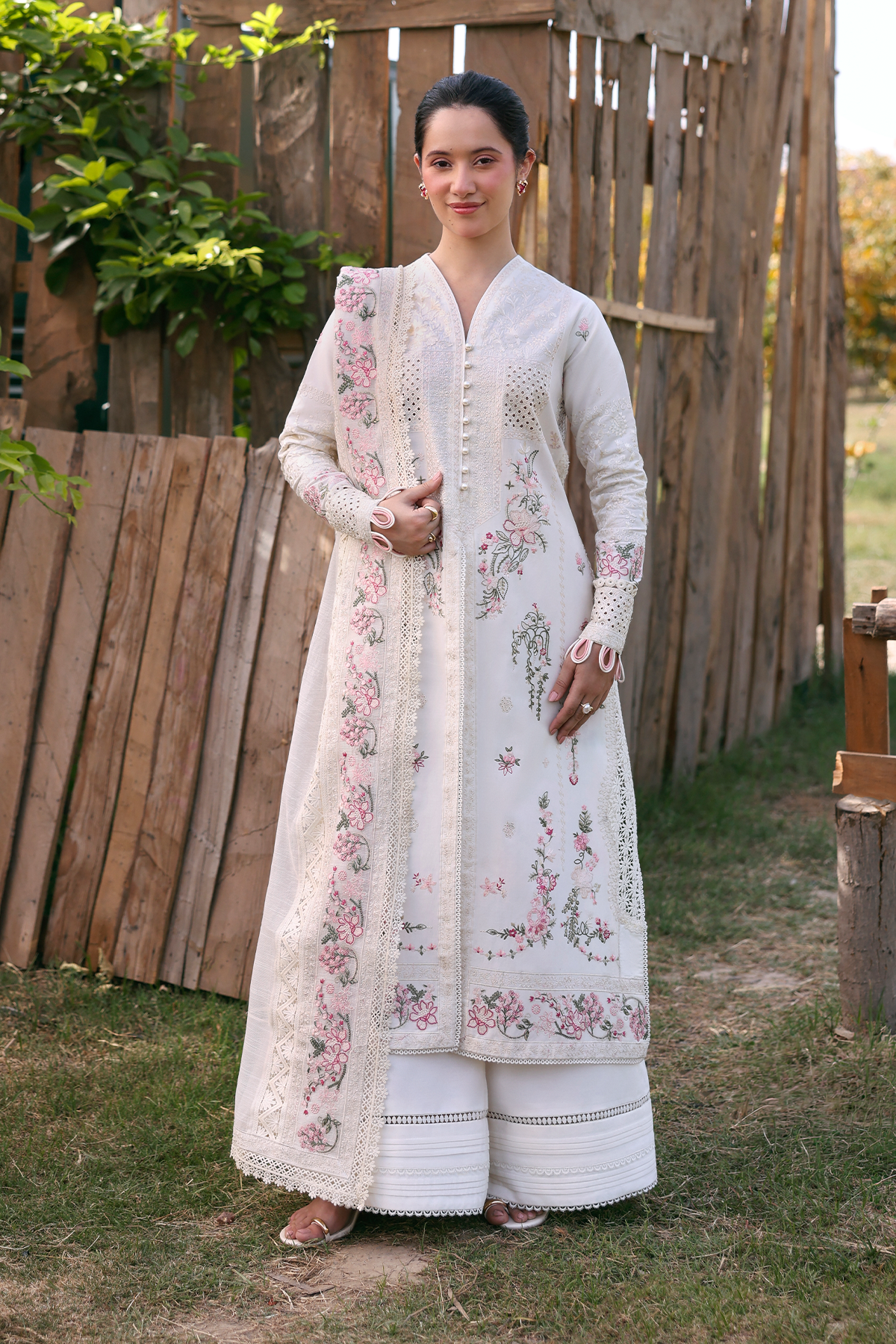 Zarposh | Summer Soiree |Elvian - Luxury Dress - available at Maria Faisal in UK and USA.