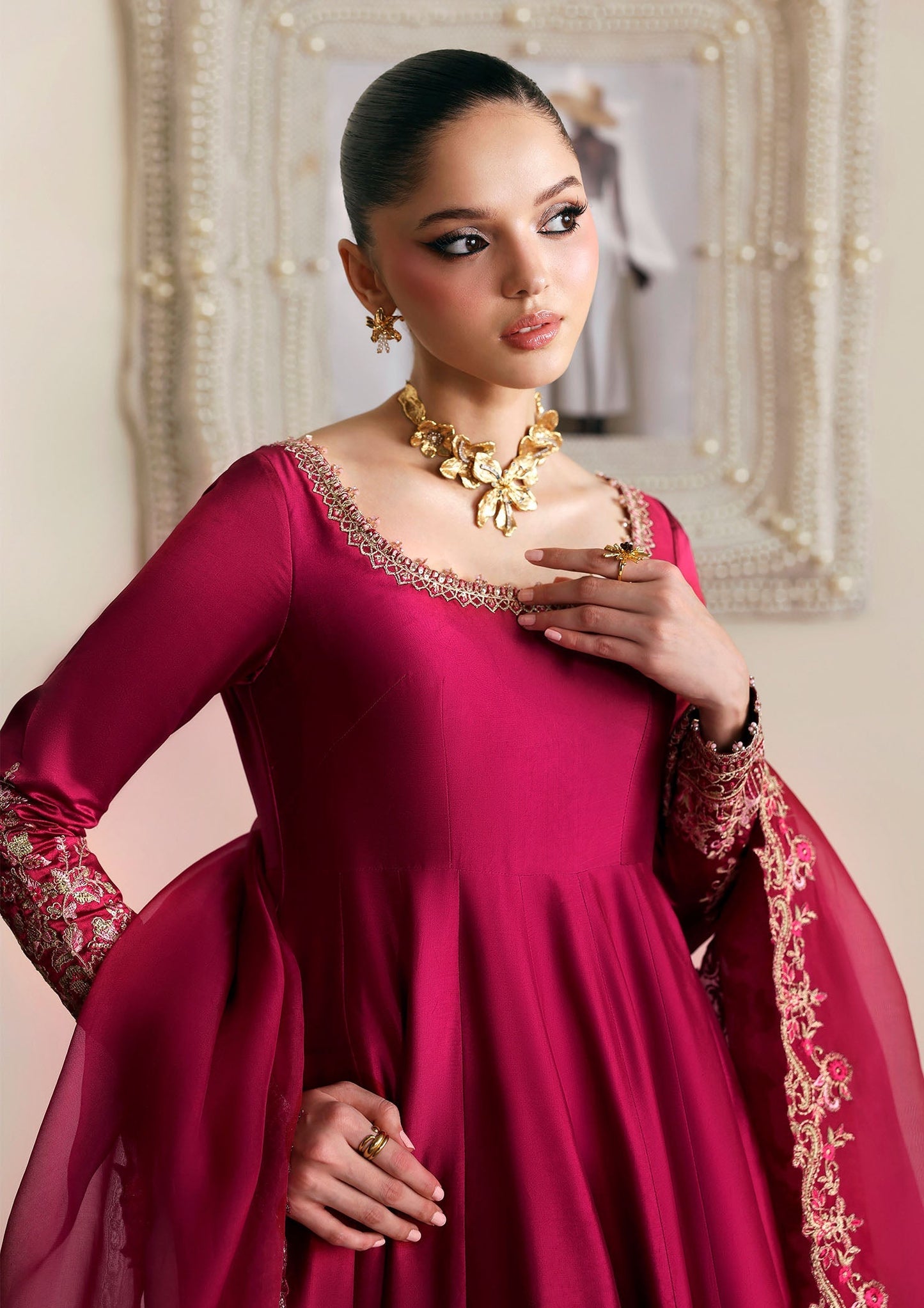 Kanwal Malik | Rea Luxury Pret 26 | Kamira - Luxury Dress - available at Maria Faisal in UK and USA.
