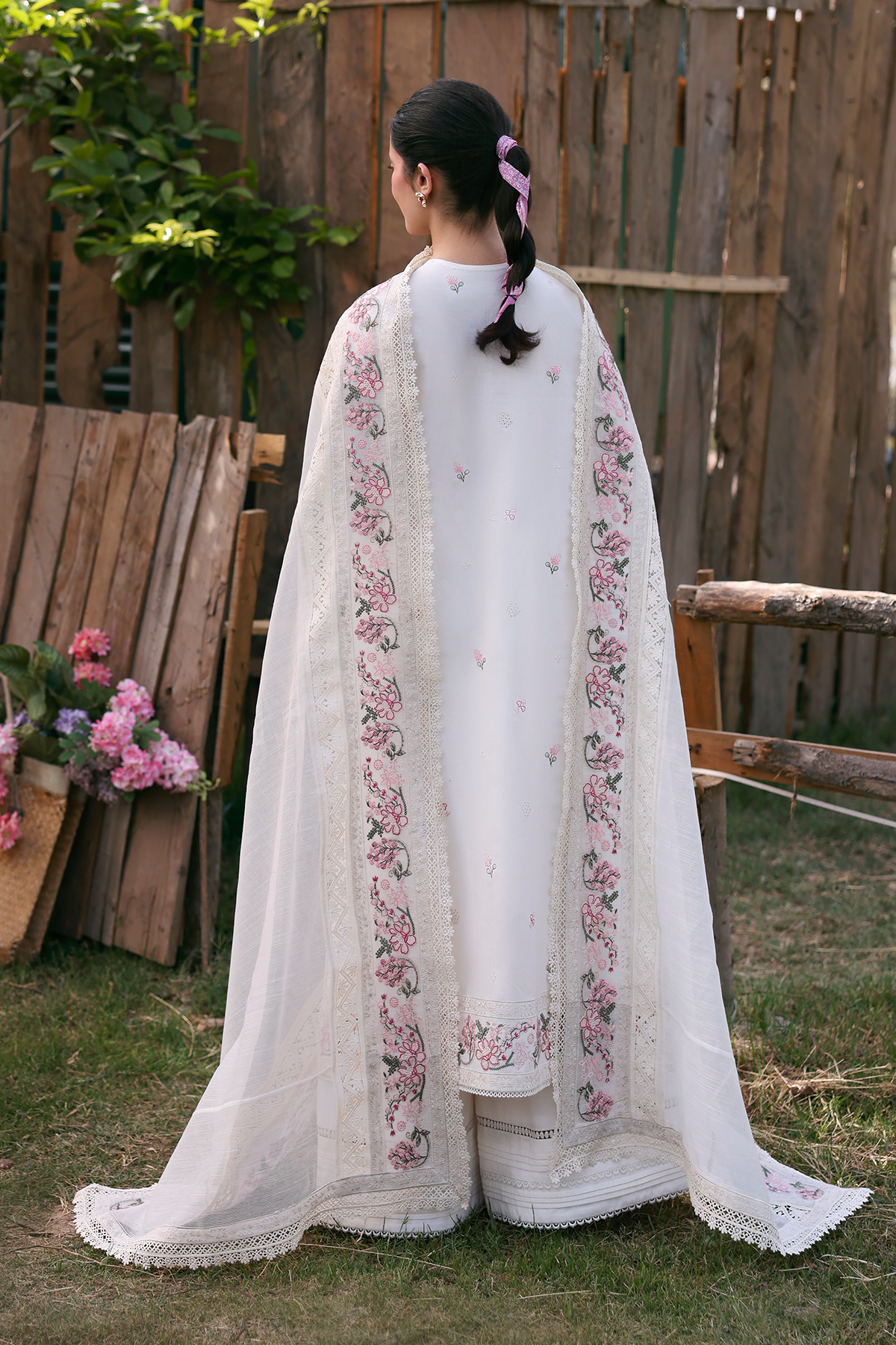 Zarposh | Summer Soiree |Elvian - Luxury Dress - available at Maria Faisal in UK and USA.