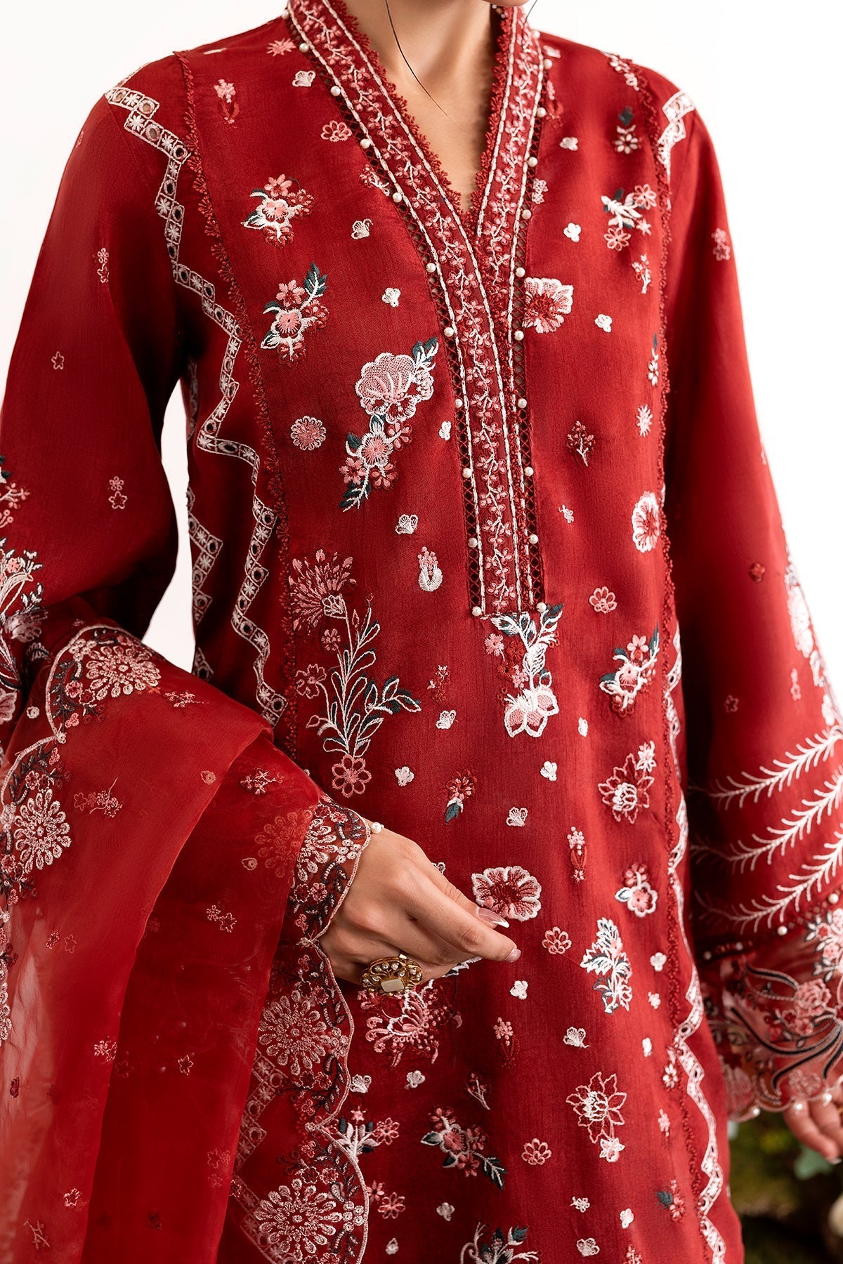 Enzo I Tu Es Aime I Rouille - Ladies Clothes - Maria Faisal