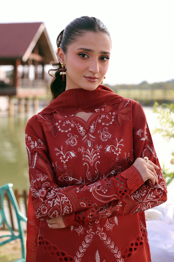 Zarposh | Summer Soiree | Calyx - Luxury Dress - available at Maria Faisal in UK and USA.