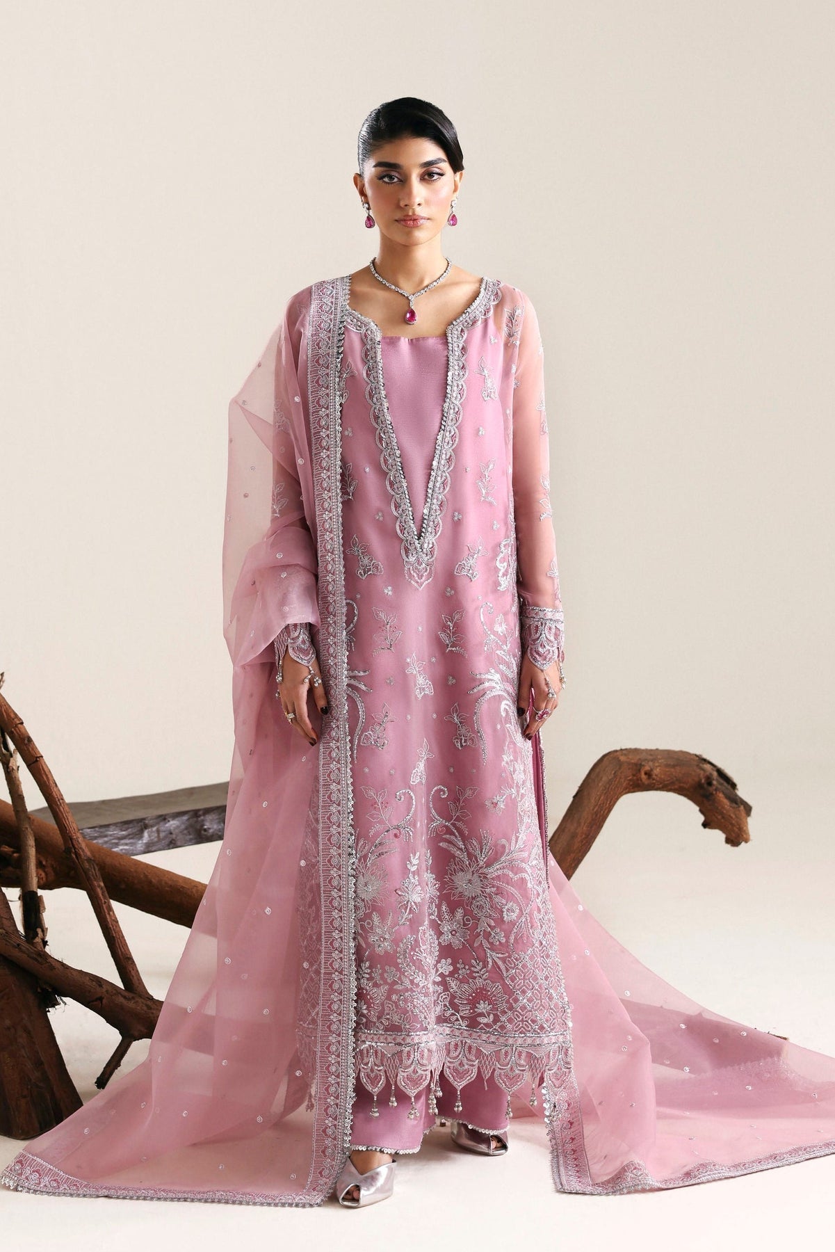 Akbar Aslam | Formal Pret | Vale - Formal Dress - available at Maria Faisal in UK and USA.
